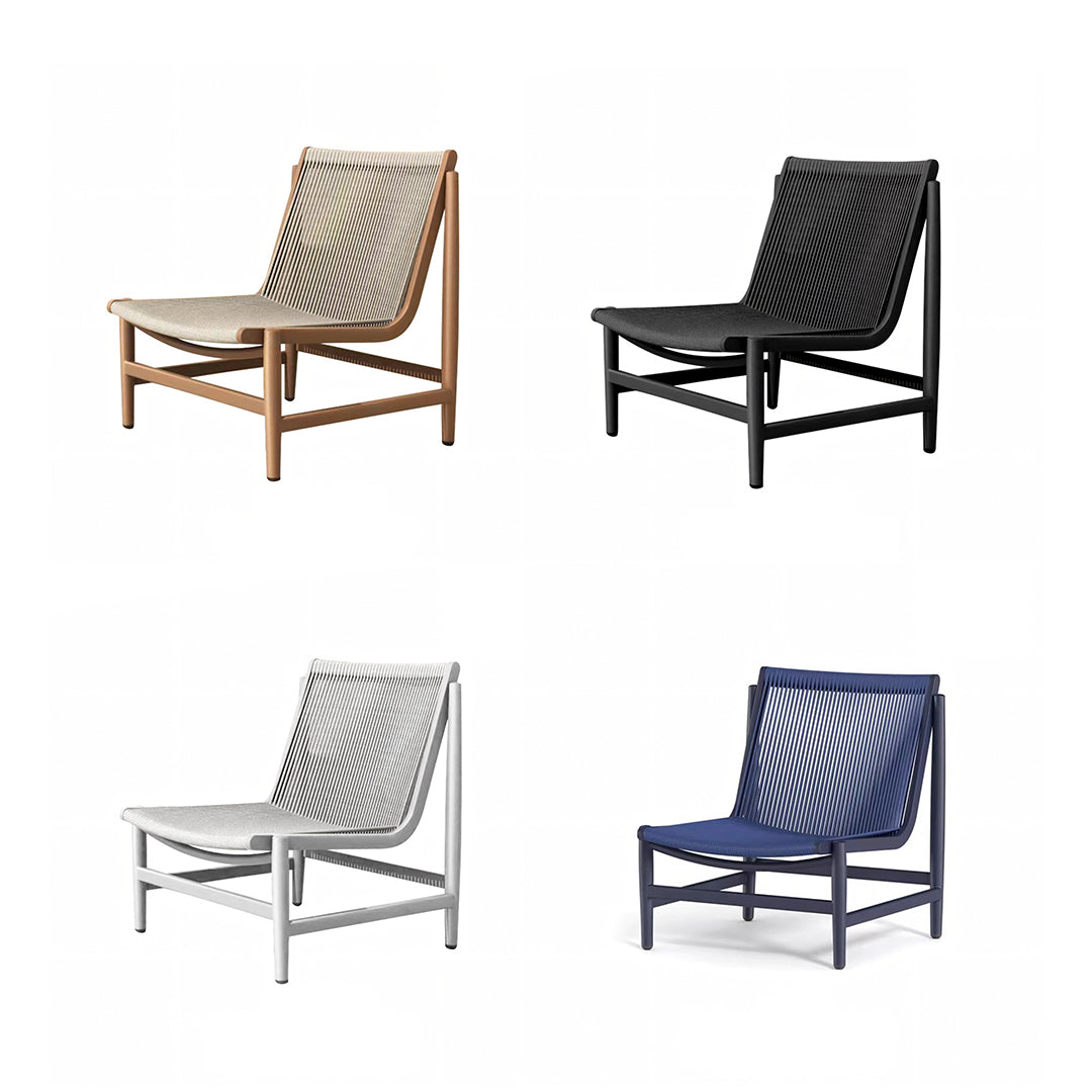 Lavoie Outdoor Lounge Chair With Footstool, Rattan-Weilai Concept