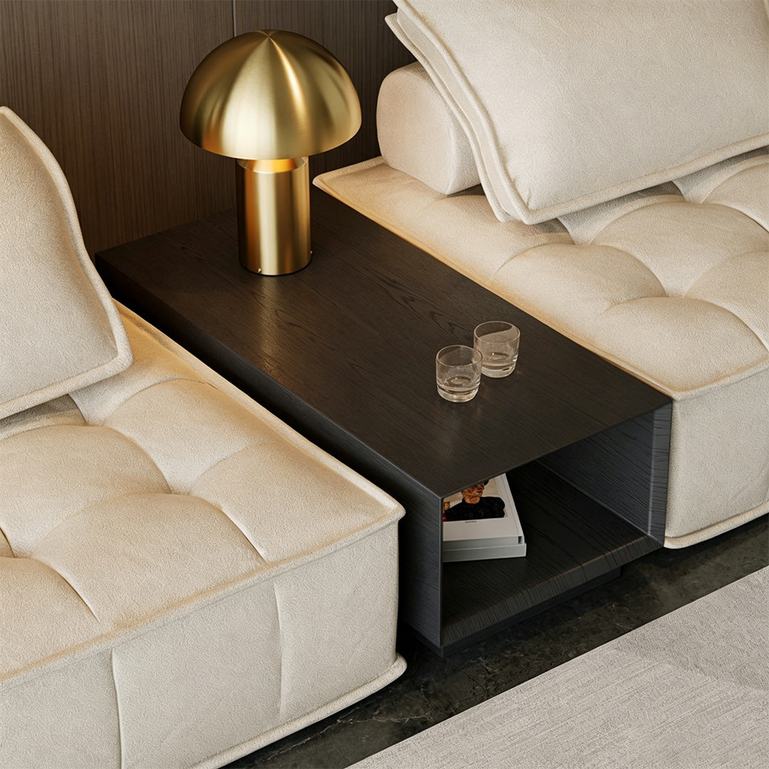 Dillon Black Wood Side Table