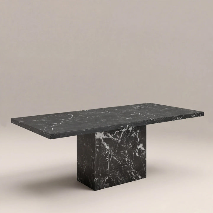 Marcellus Black Marble Dining Table