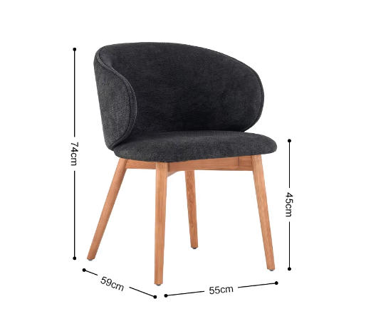 Modern Design Solid Wood Dining Chair With Leather High Quality Indoor Home Furniture With Cooling Feature