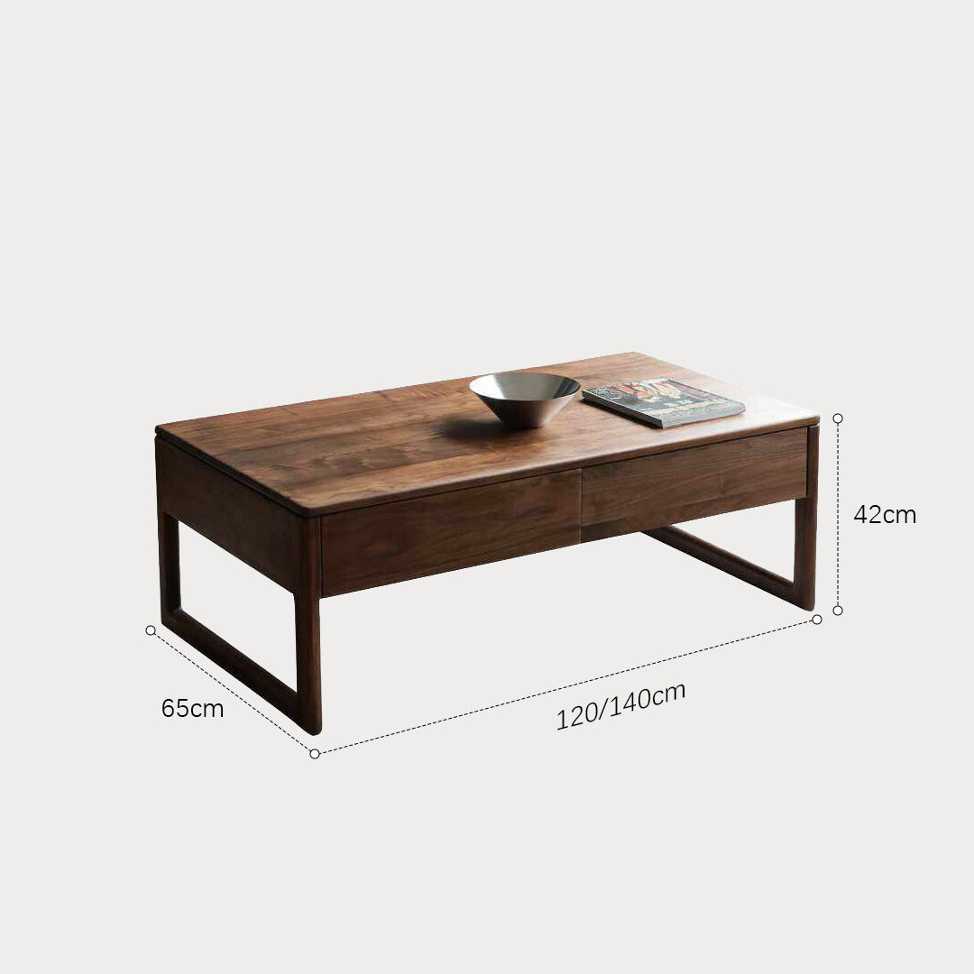 Isaac Walnut Coffee Table