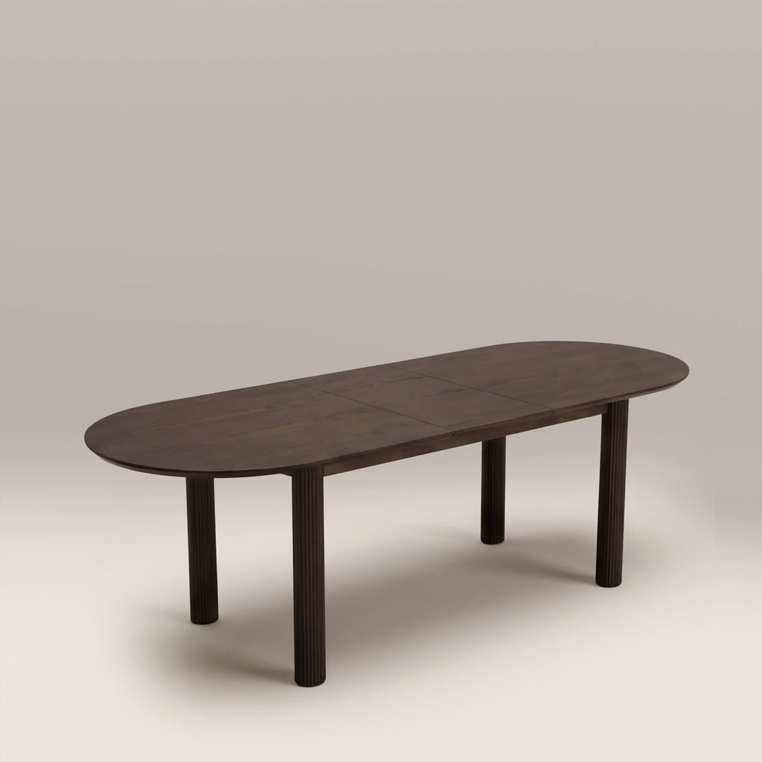 Laurel Dark Walnut Extendable Dining Table