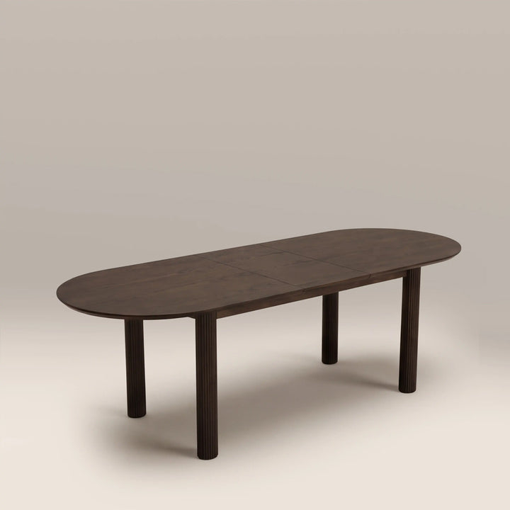 Laurel Dark Walnut Extendable Dining Table