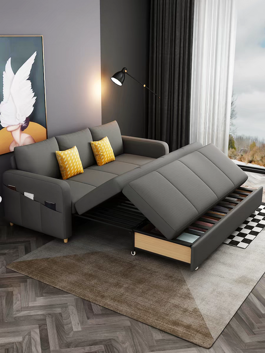Modern Minimalist Style Multi-functional Foldable Sofa Bed