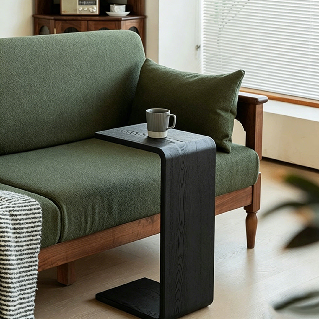 Everett Walnut Accent Side Table