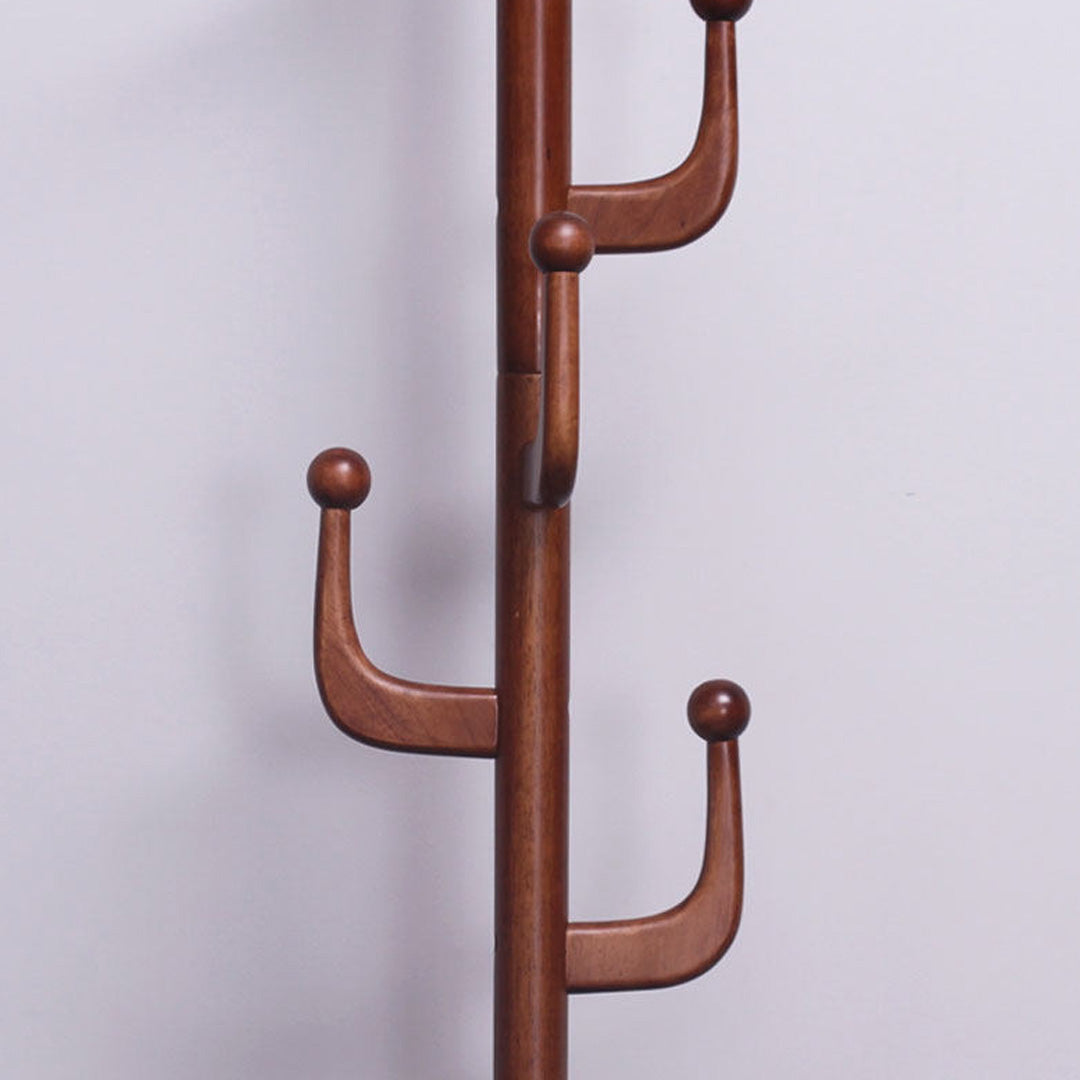 Maja Walnut Rubber Wood Coat Stand