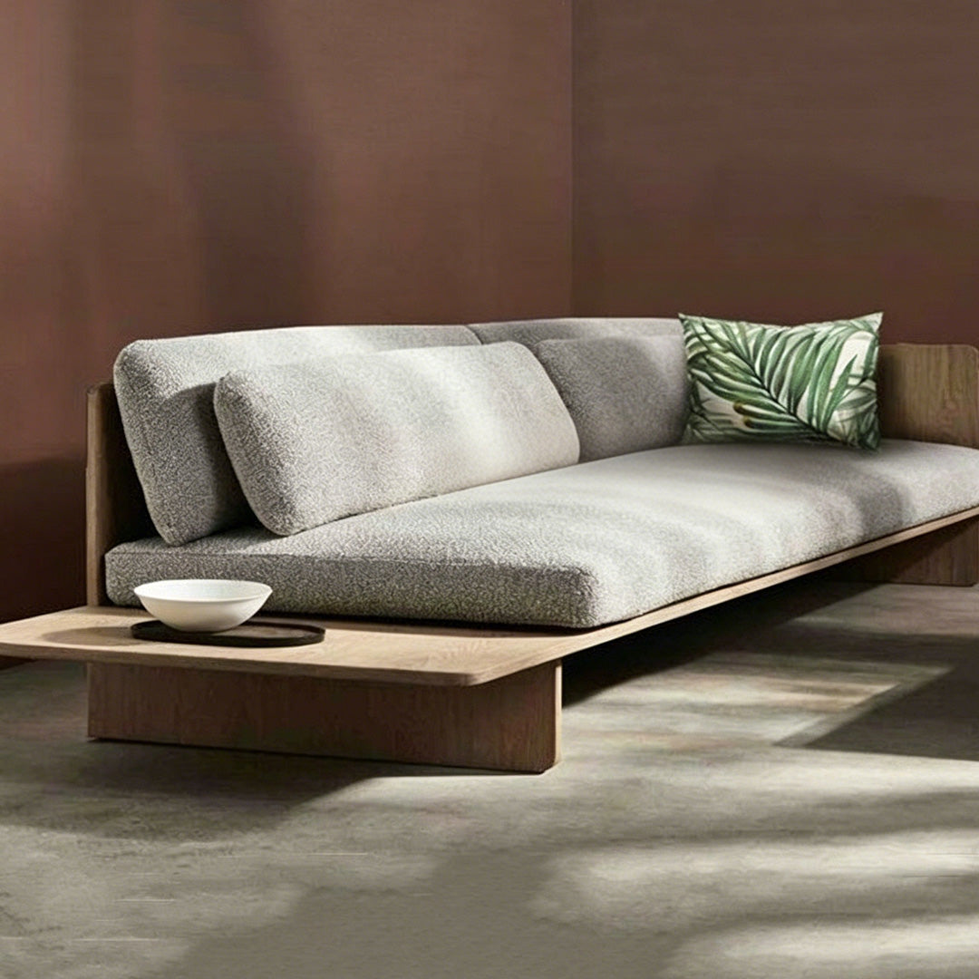Craigie light grey sofa angled living-room view
