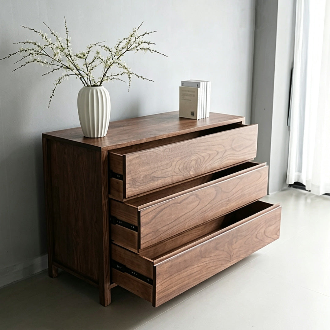 Emerson Natural Wood 3-Drawer Chest