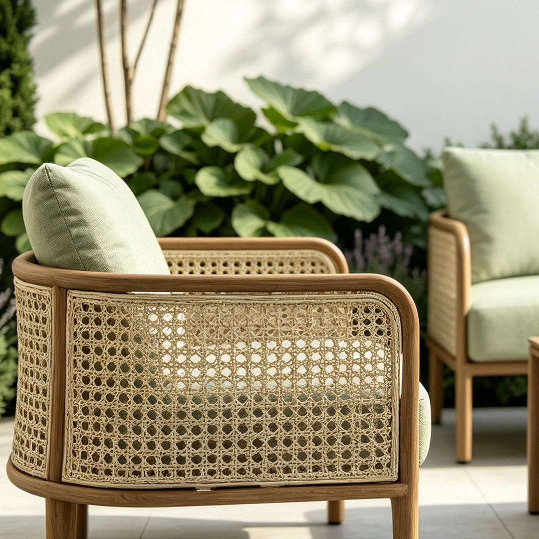Charlie Sage Green Outdoor Sectional Sofa Set
