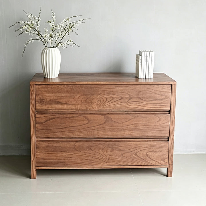 Emerson Natural Wood 3-Drawer Chest