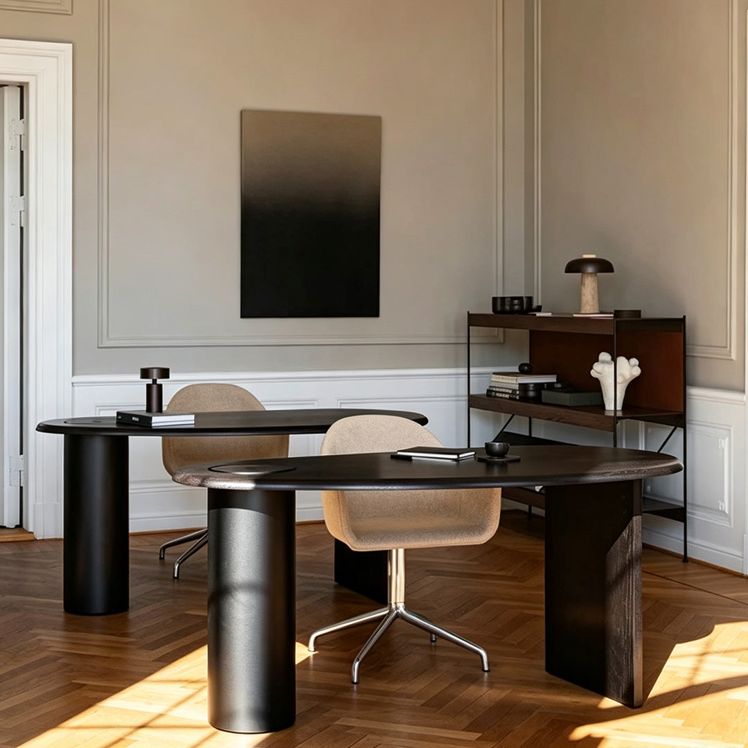 Ford Black Matte Office Desk
