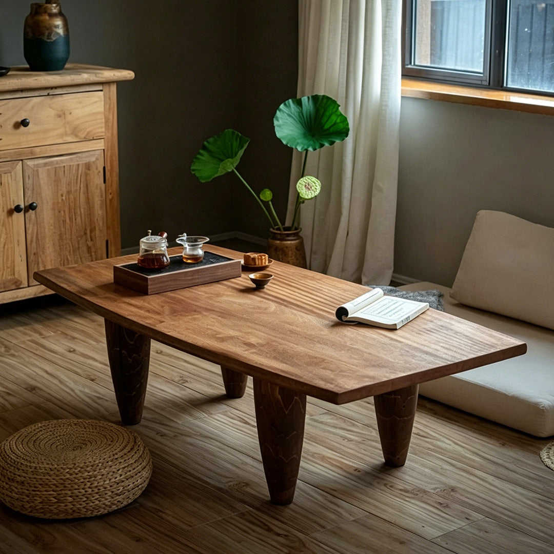 Cosmo Natural Wood Rustic Coffee Table