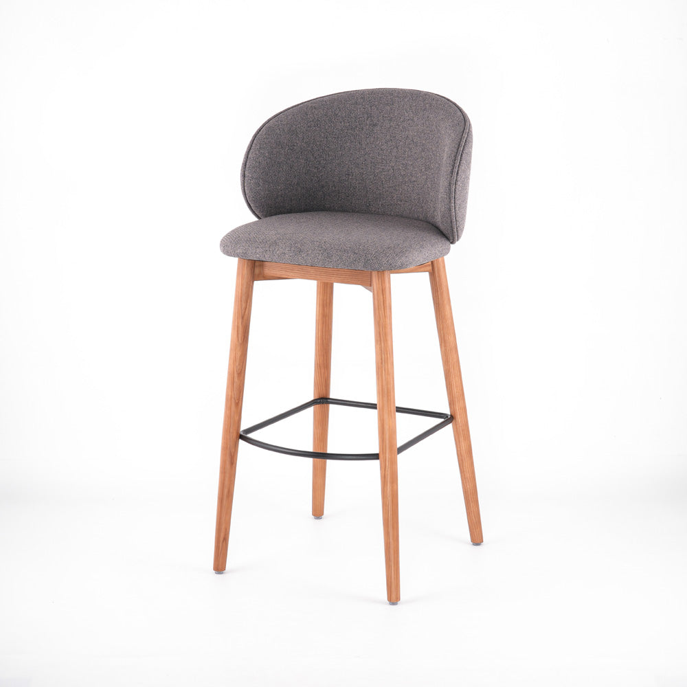 Premium Solid Wood Bar Stool Modern Bar Chair For Home Bar