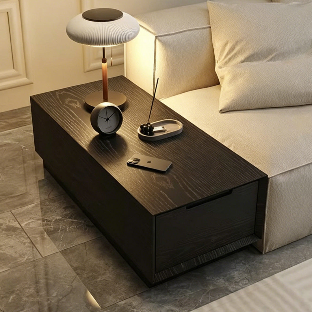 Dillon Black Wood Side Table