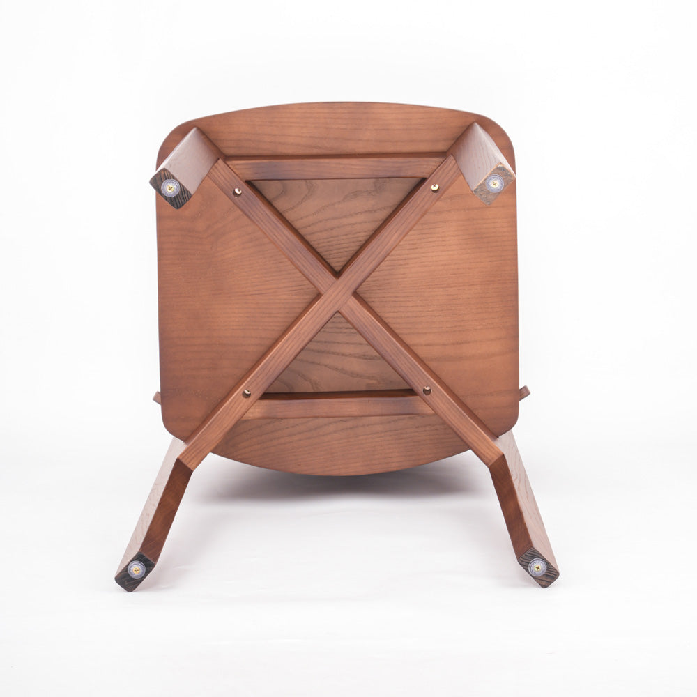 Nordic Modern Style Solid Wood Ash Dining Chair With Durable Backrest For Home Dining Living Rooms Hospitals Restaurants Schools