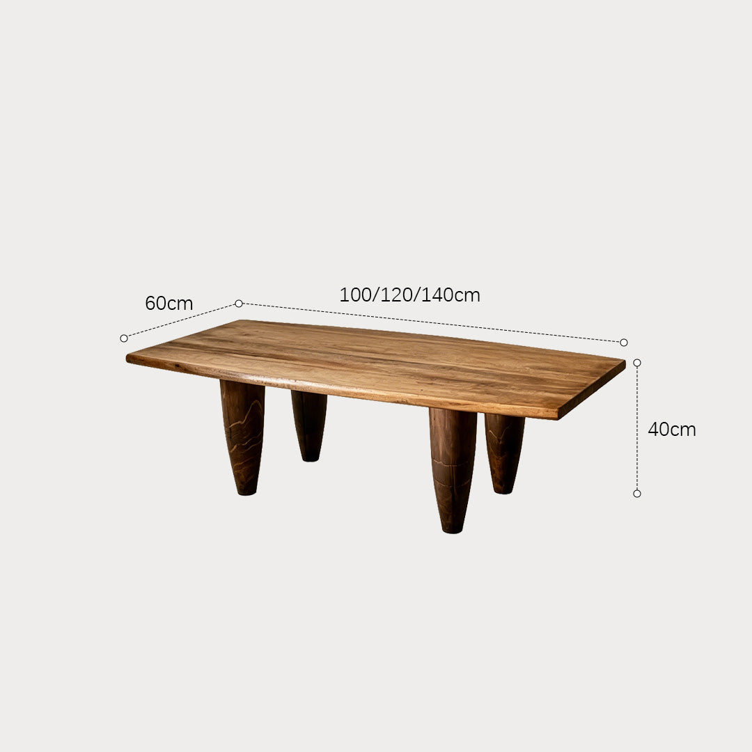 Cosmo Natural Wood Rustic Coffee Table