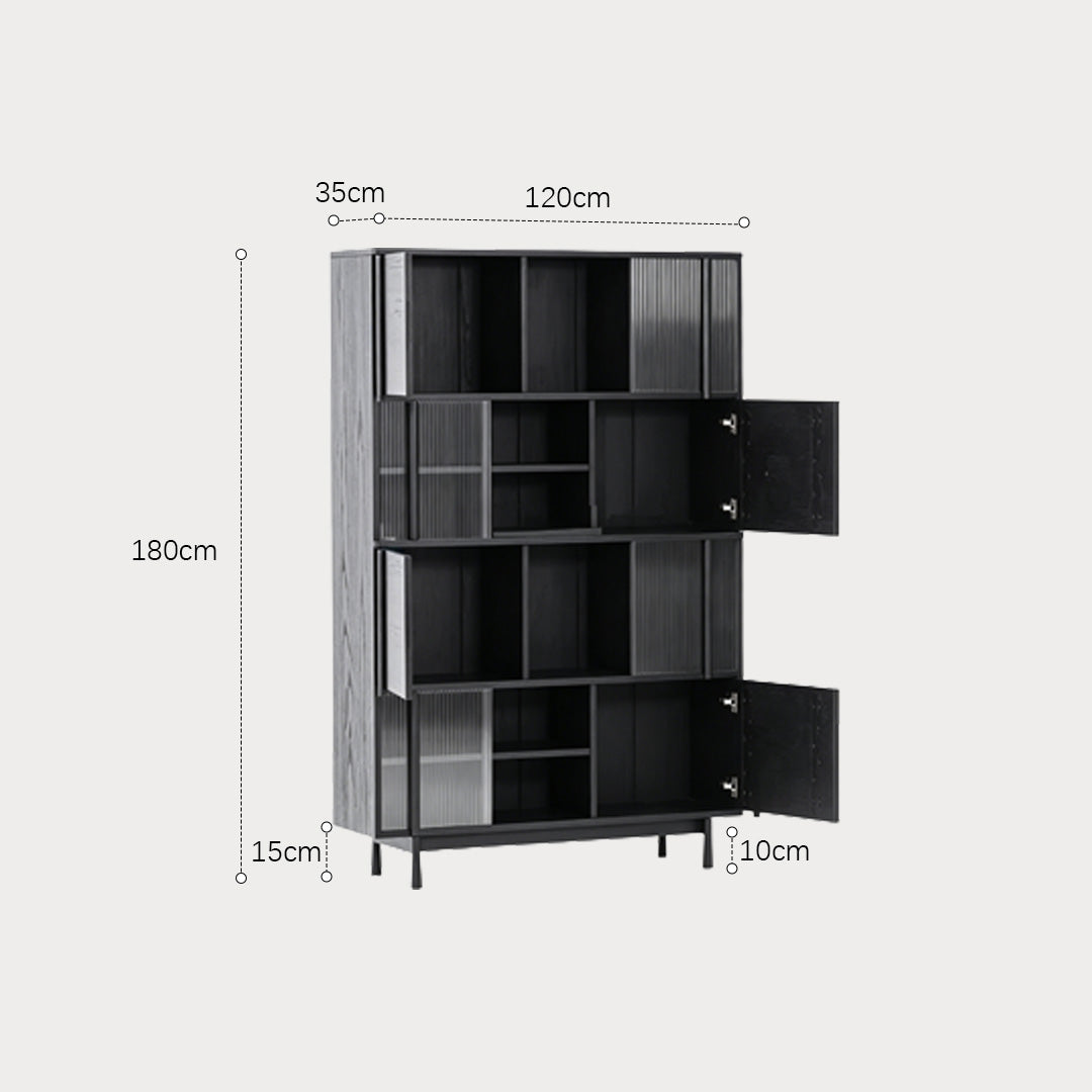 Harrison Oak Display Cabinet