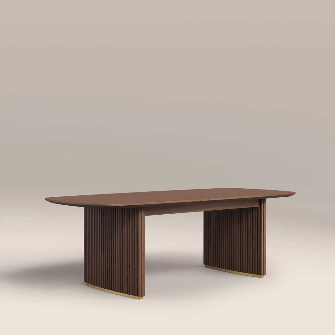 Ninette Walnut Wood Dining Table