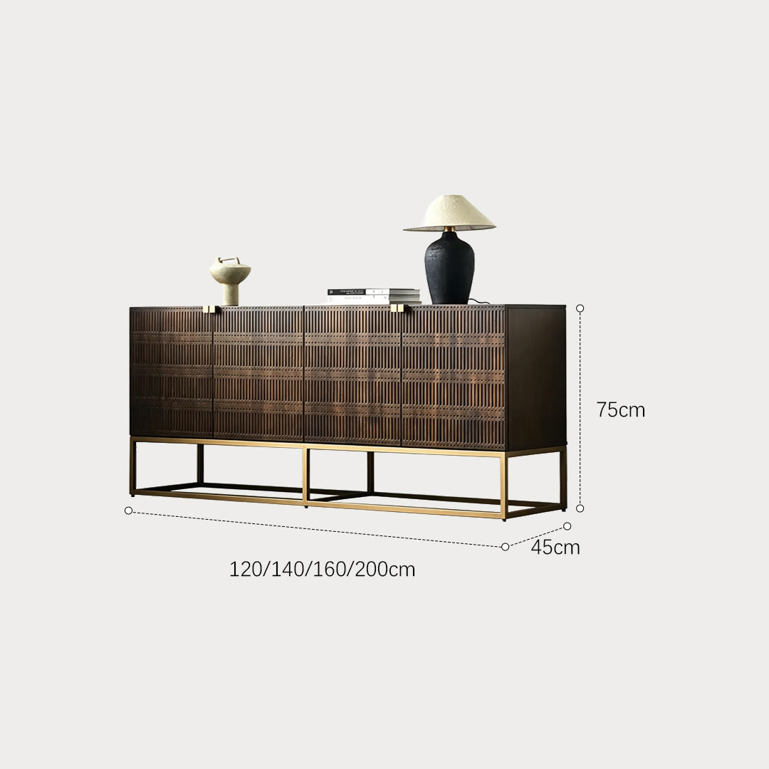James Black Oak Wood Sideboard
