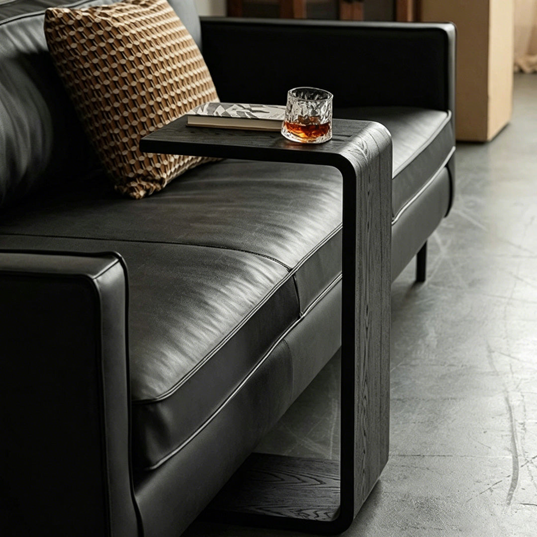 Everett Walnut Accent Side Table