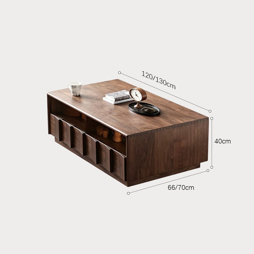 Richard Walnut Wood Coffee Table