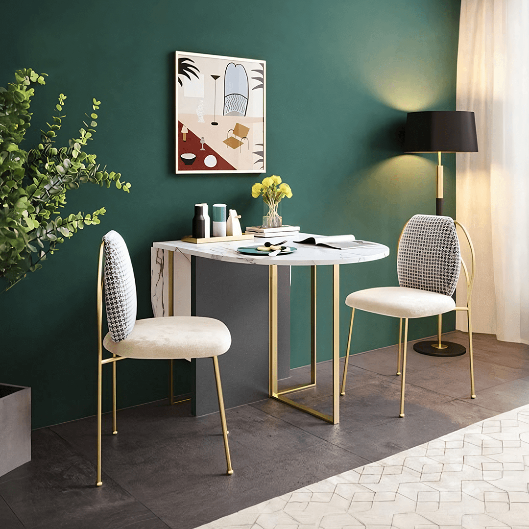COSCO Modern Folding Dining Table, Grey (Clearance)