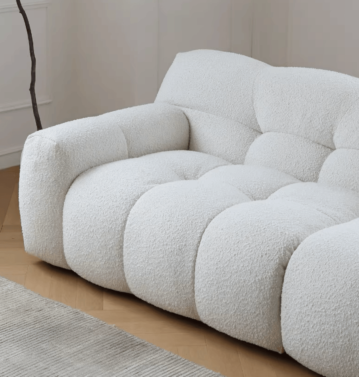Cora Cloud Two/Three Seater Sofa, Boucle