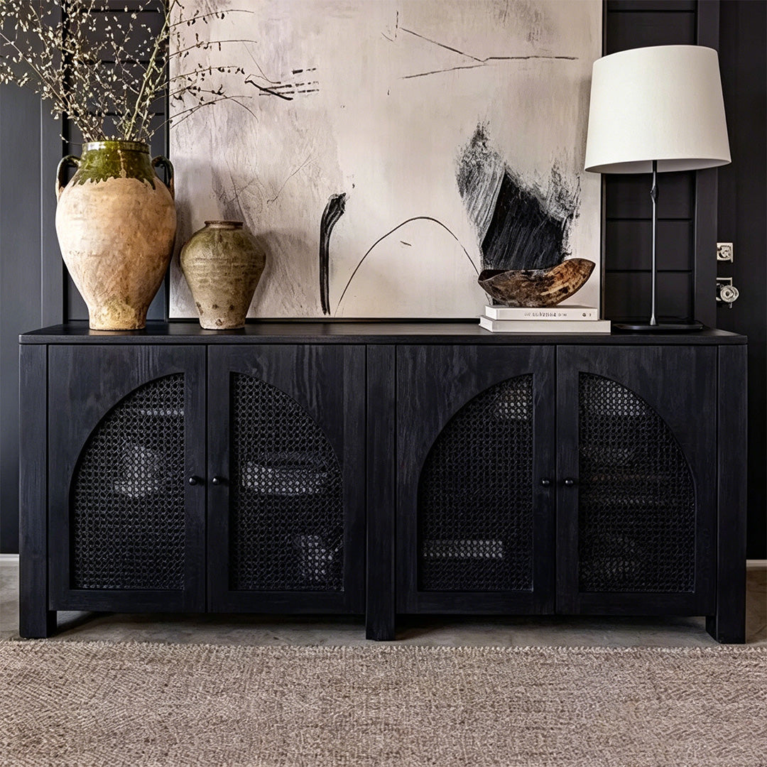 William Black Oak Mesh-panel Sideboard