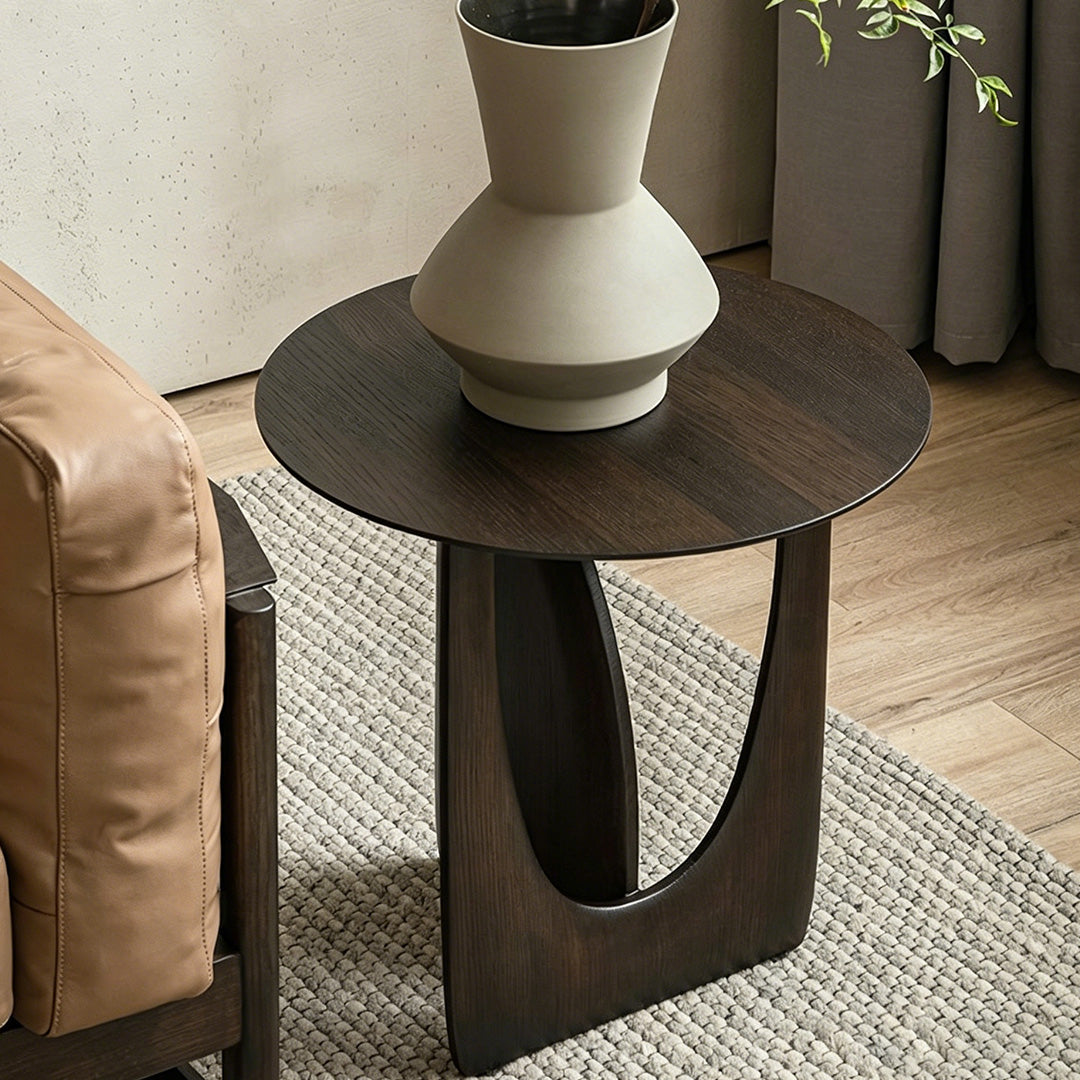 Callum Dark Wood Accent Table