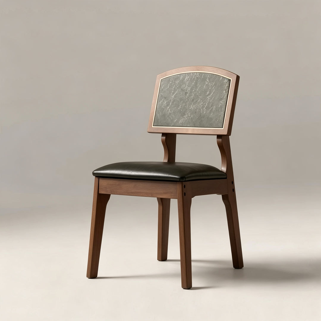 Ellington Dark Walnut Upholstered Dining Chair,Wood