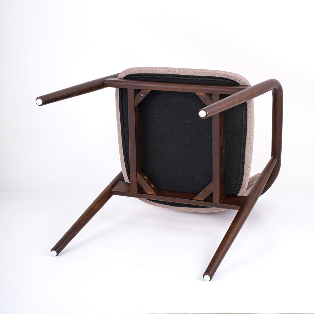 Modern Luxury Nordic Style Furniture New Solid Wooded Cushion Soft Hotel Cafe Shop Restaurant Dining Chair