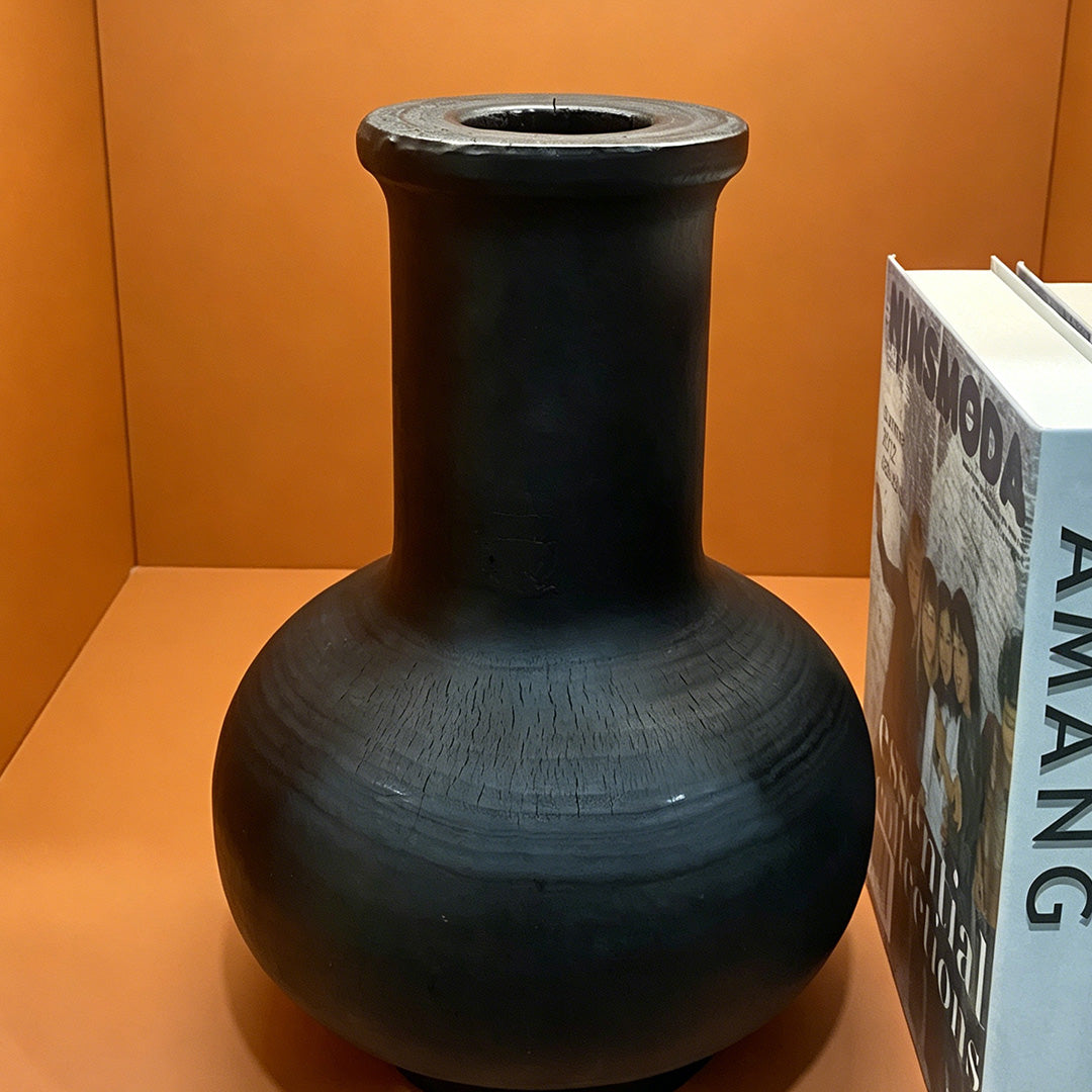 Brinley Matte Black Ceramic Vase