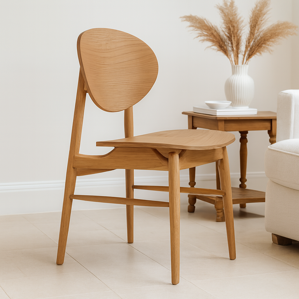 American Midcentur Modern Design Solid Walnut Dining Chair For Restaurant Living Room School Home Office Bathroom Use