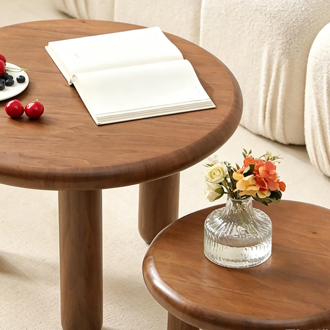 Bertie Matte Black Low Profile Coffee Table Set
