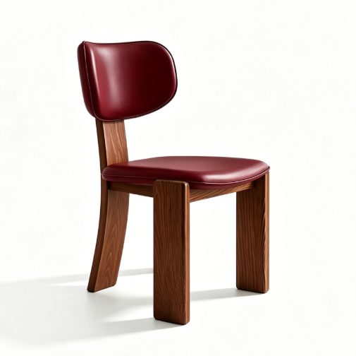 Italian-style New Solid Wood Dining Chair, Home-use Backrest Chair