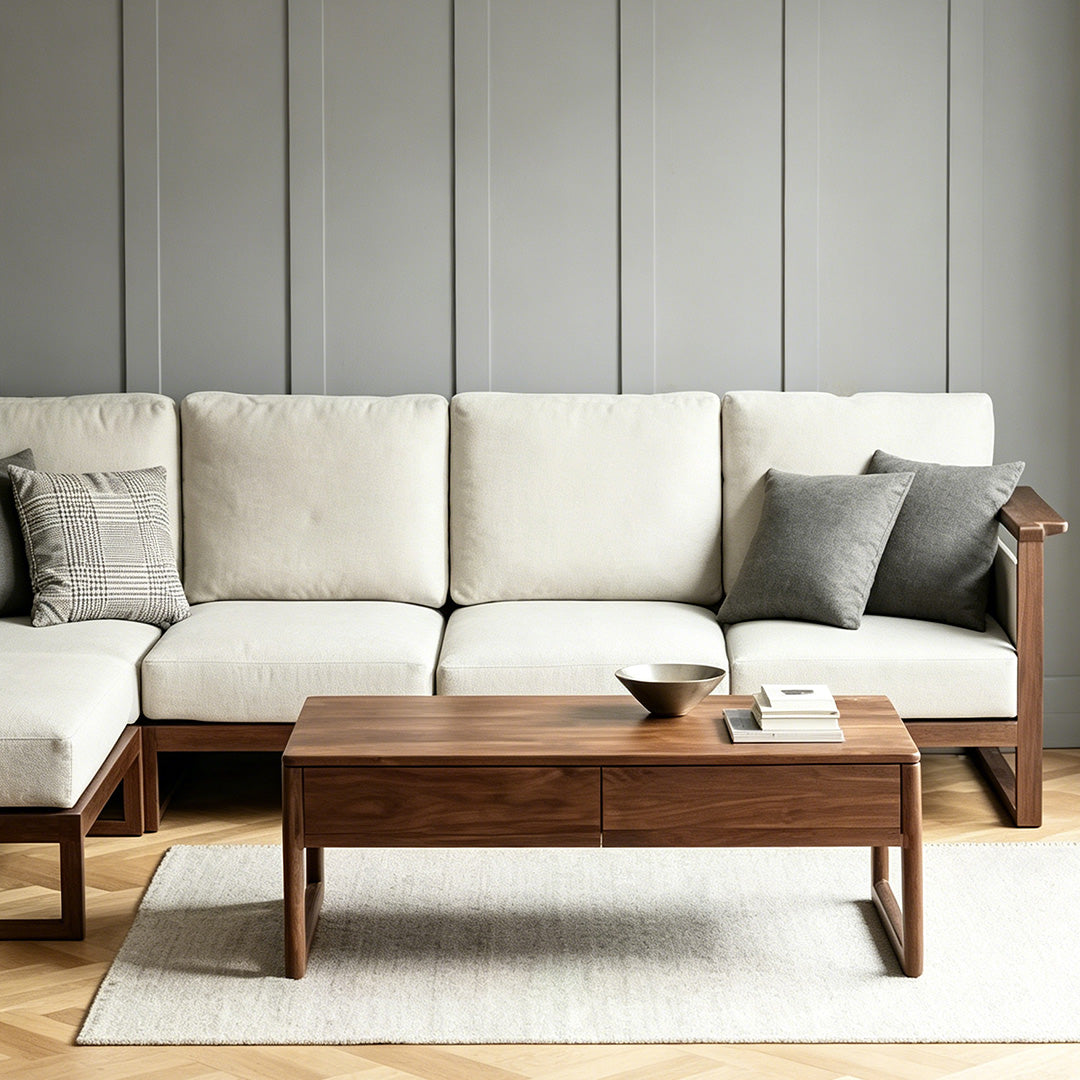 Isaac Walnut Coffee Table