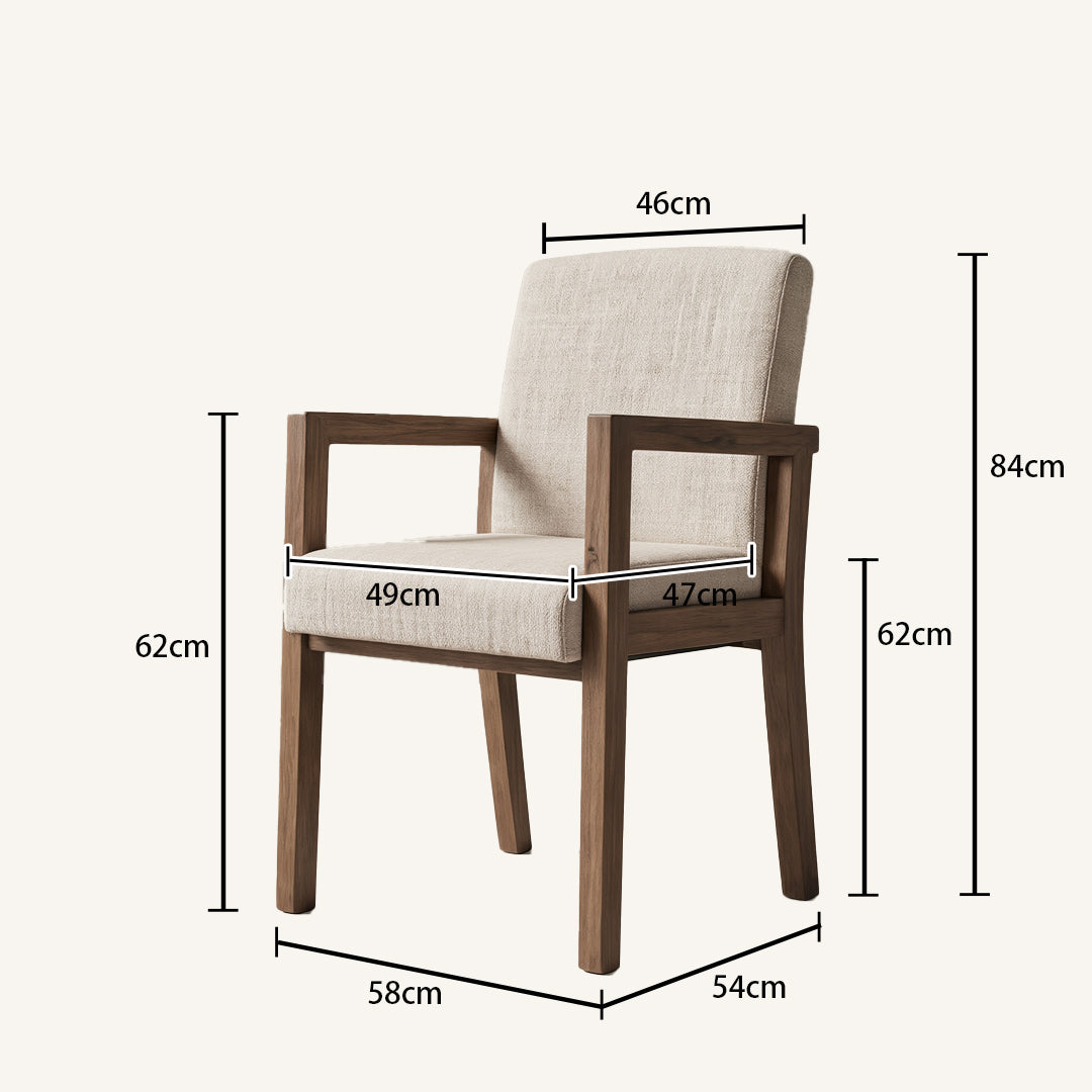 Fulbourn Beige Upholstered Armchair