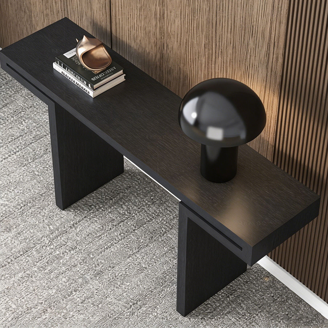 Clay Dark Wood Console Table