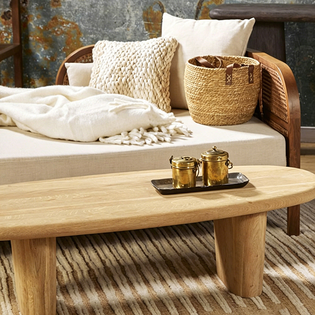 Cooper Black Textured Coffee Table