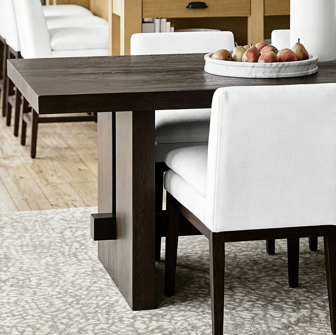 Declan Charcoal Oak Dining Table