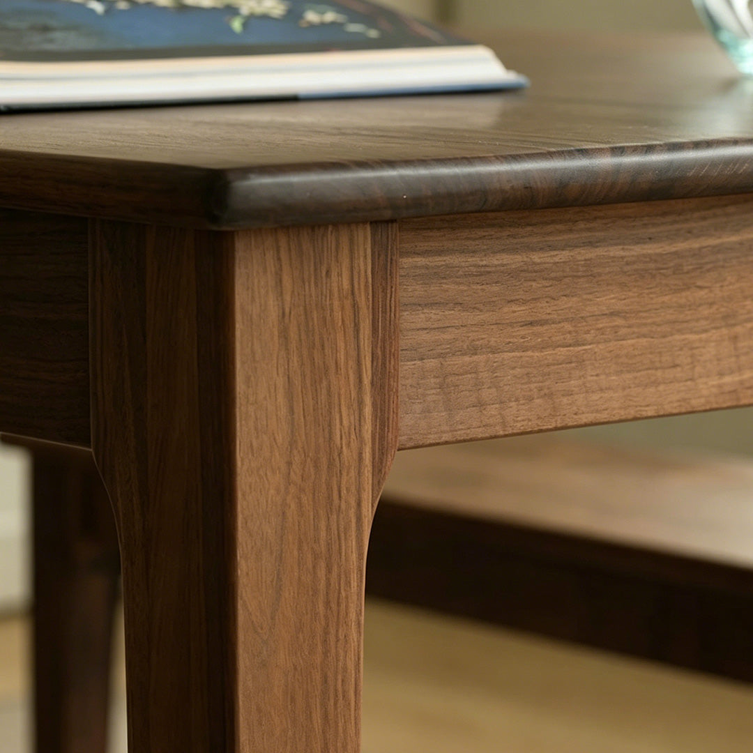 Victor Walnut Solid Wood Dining Table
