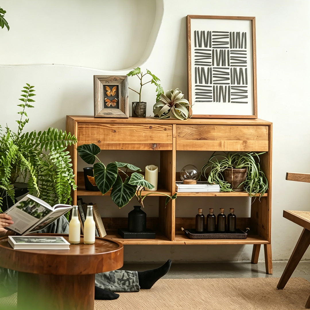 Hart Warm Wood Storage Sideboard