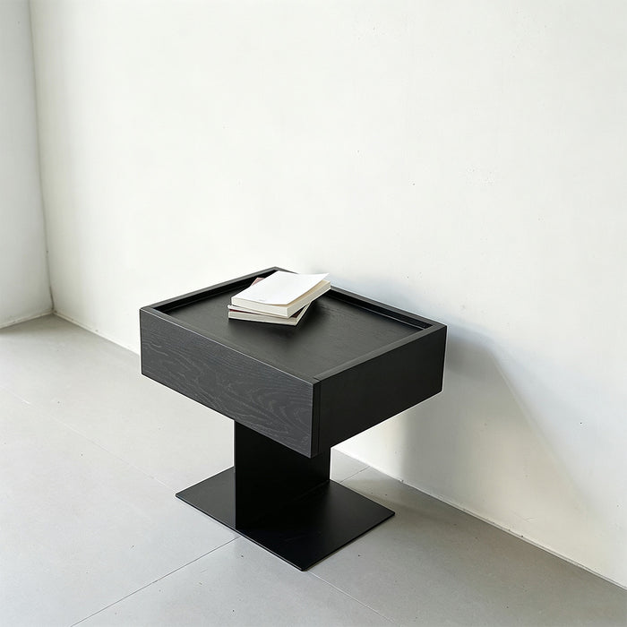 Lawson Black Oak Side Table