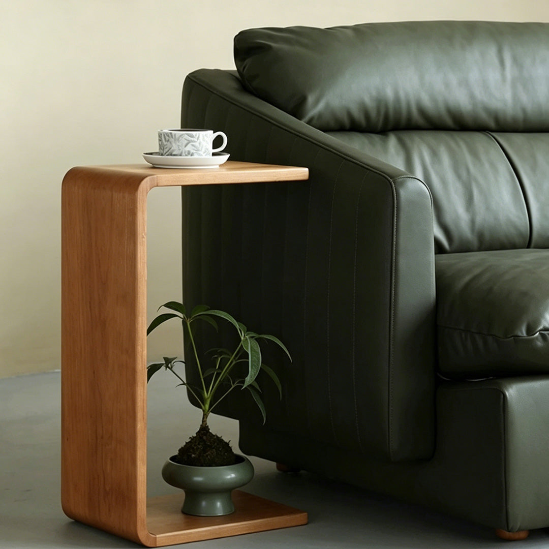 Everett Walnut Accent Side Table