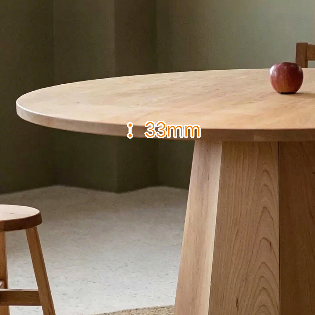 Matthew Natural Maple Round Dining Table