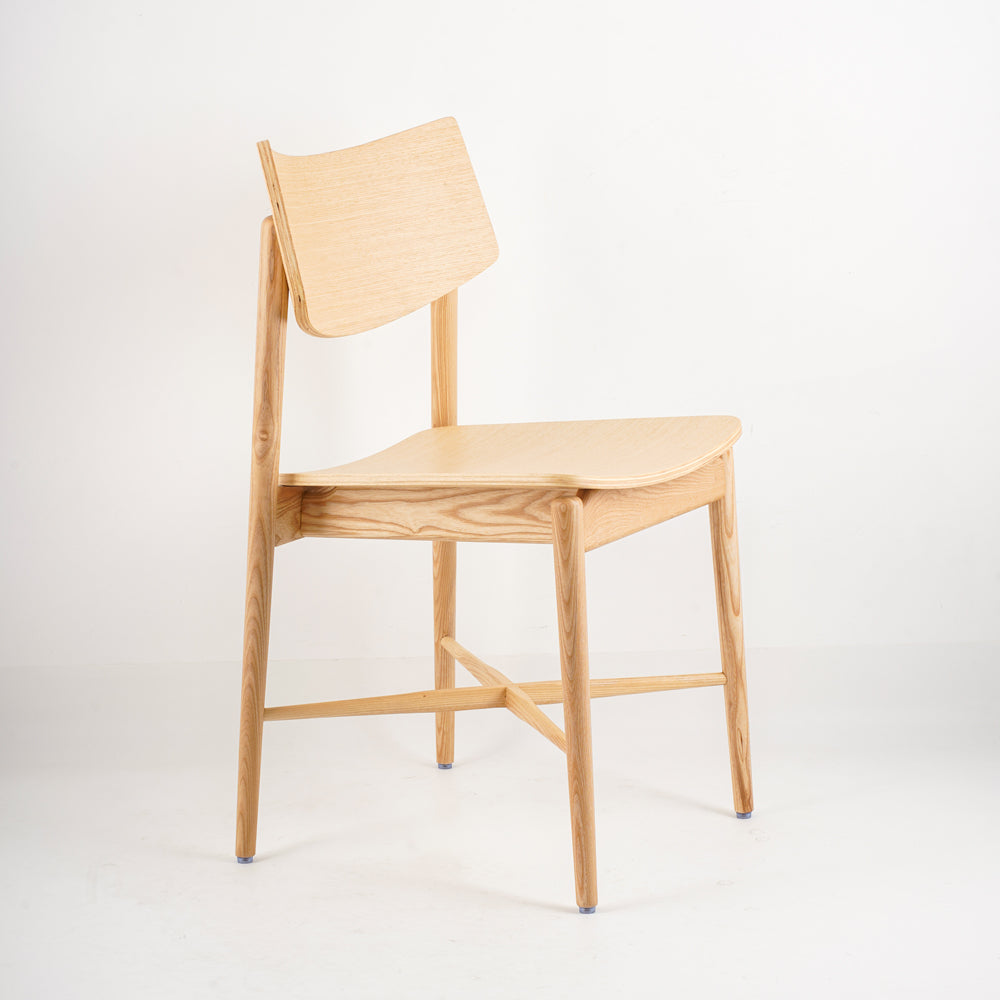 Solid American Ash Wood Dining Chair Modern Nordic French Style For Home School Office Or Bathroom Use
