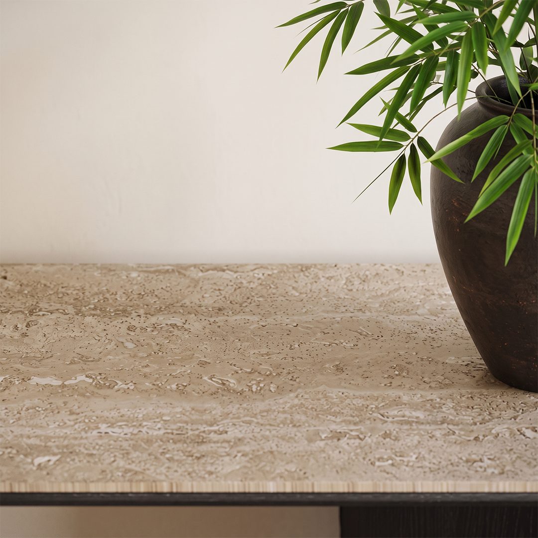 Luna Black or Walnut Sintered Stone Console Table 产品图 12
