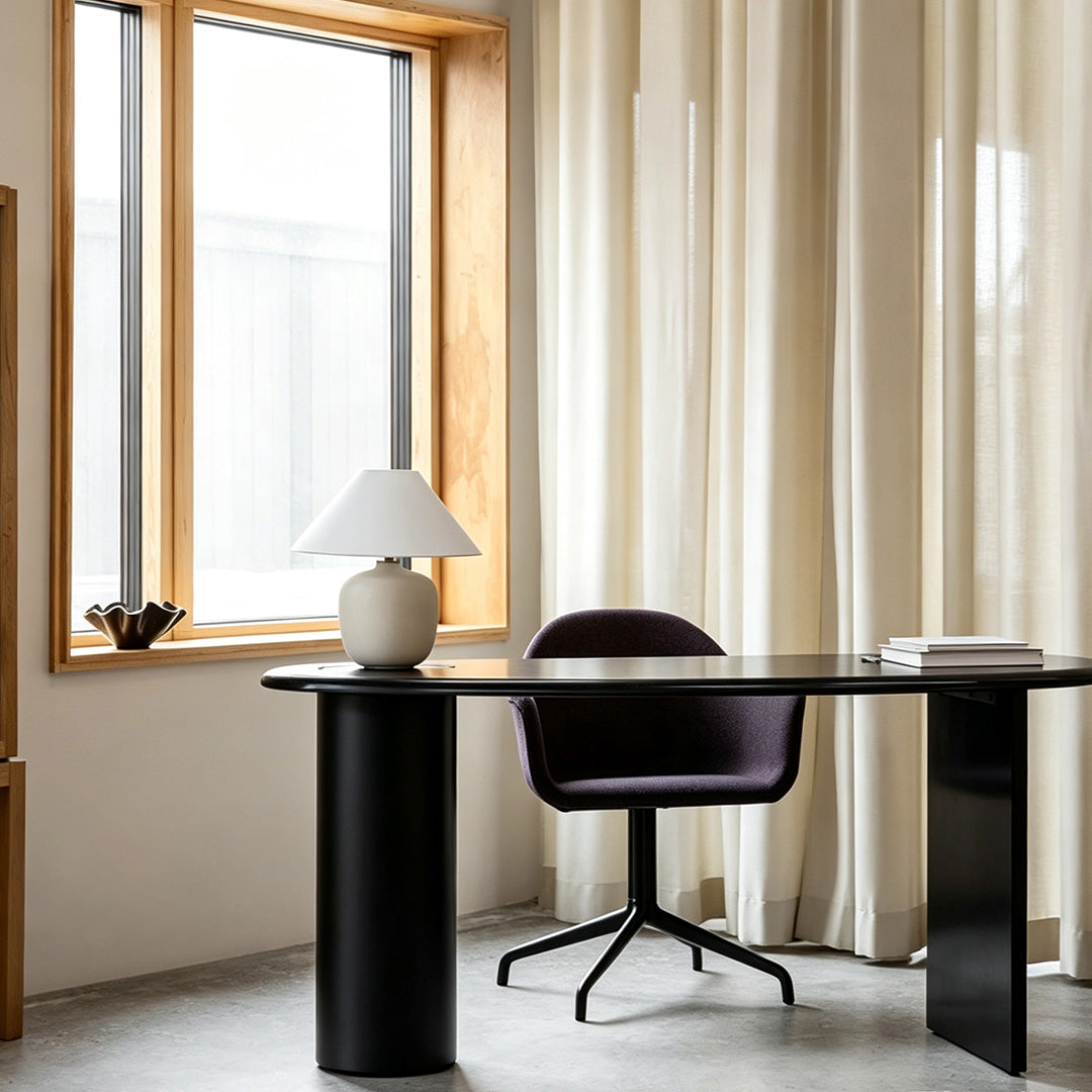 Ford Black Matte Office Desk