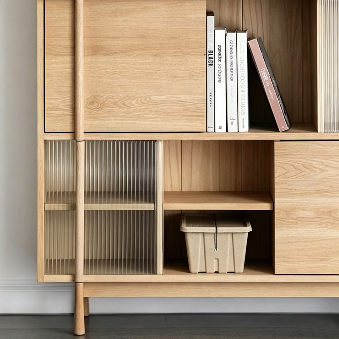 Harrison Oak Display Cabinet