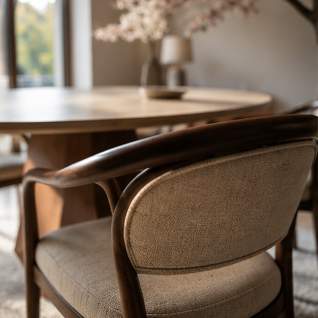 Laurel Natural Sintered Stone Dining Table